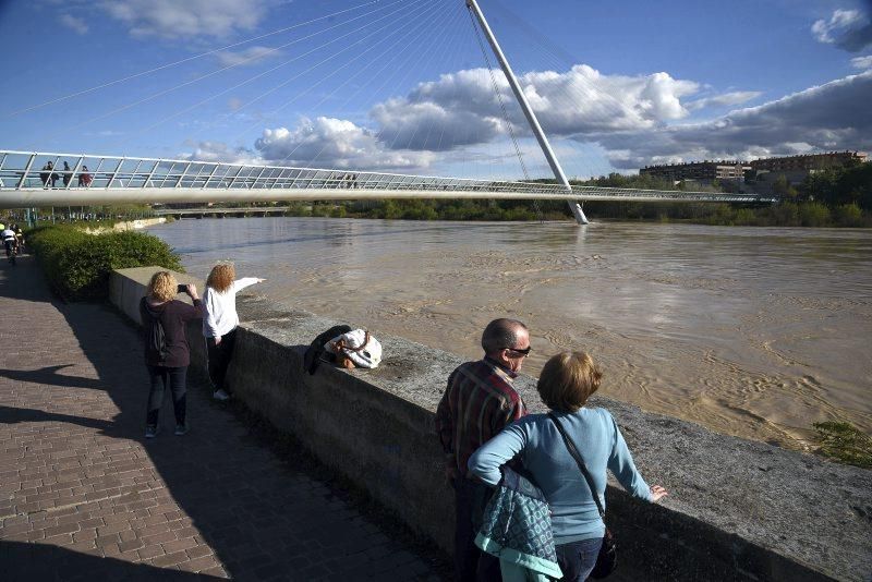 La crecida del Ebro se acerca a Zaragoza