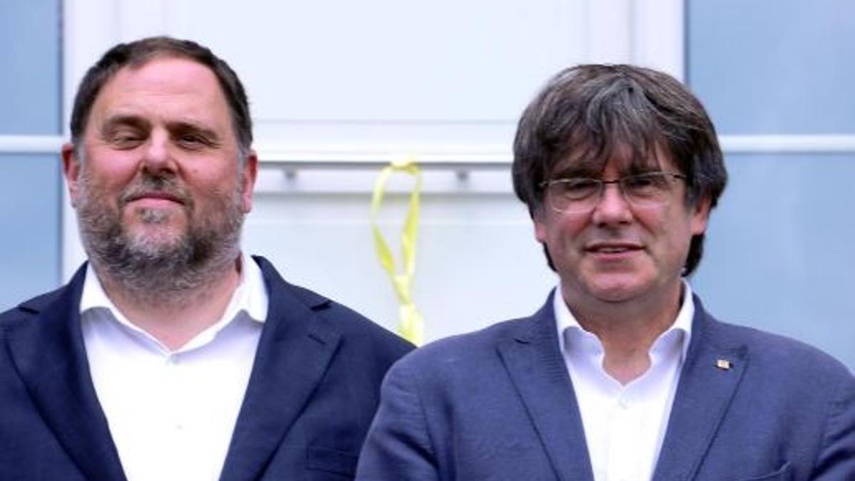 Carles Puigdemont i Oriol Junqueras en una imatge d'arxiu