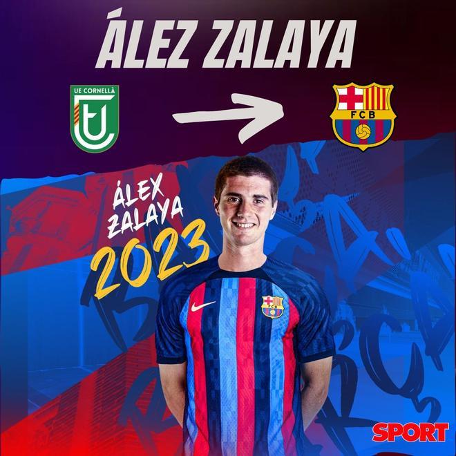 01.09.2022: Álex Zalaya - El defensa, nacido en Zaragoza el 29 de abril de 1998, llega libre al Barça Atlètic después de haber jugado la última temporada en el Cornellà. Firmará un contrato de una temporada, hasta el 30 de junio de 2023