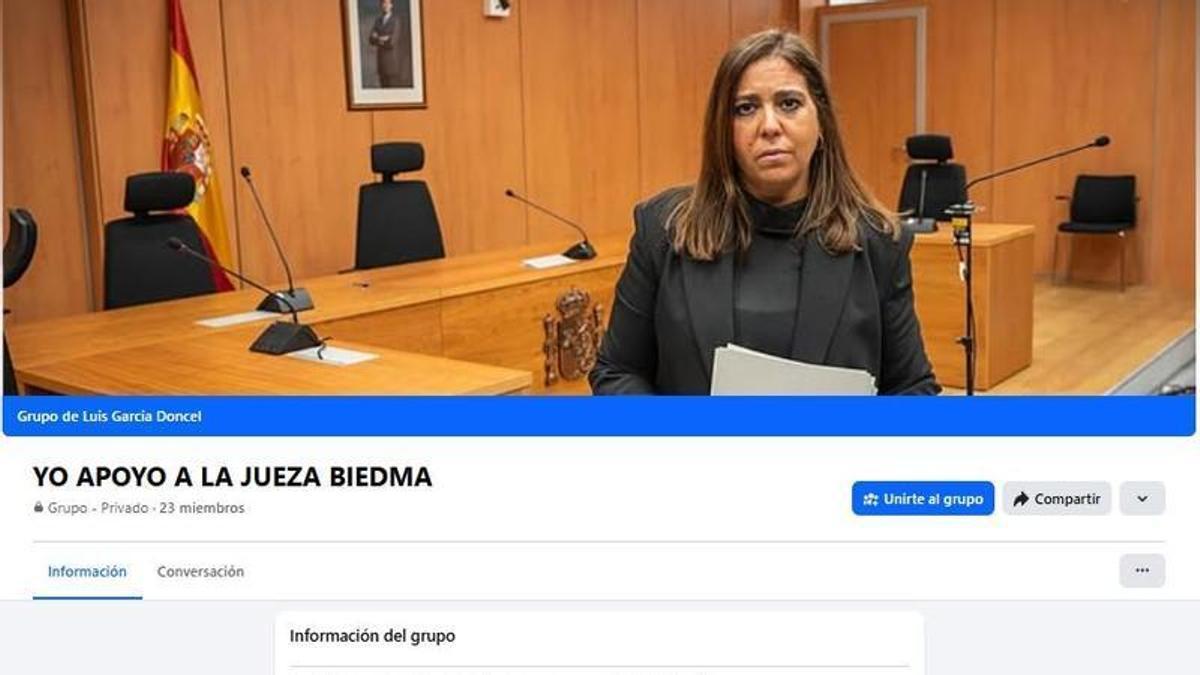 Yo apoyo a la jueza Biedma : Badajoz acogerá una concentración en defensa de la magistrada