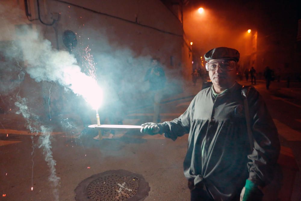 Instante de la Passejà de Sant Onofre celebrada el sábado por la noche en Quart de Poblet.