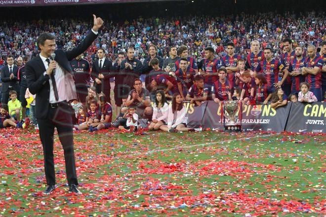 La celebración del FC Barcelona, en imágenes