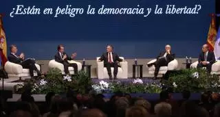 Aznar, Pastrana, Macri y Calderón instan a los jóvenes a recobrar la "confianza" en la democracia