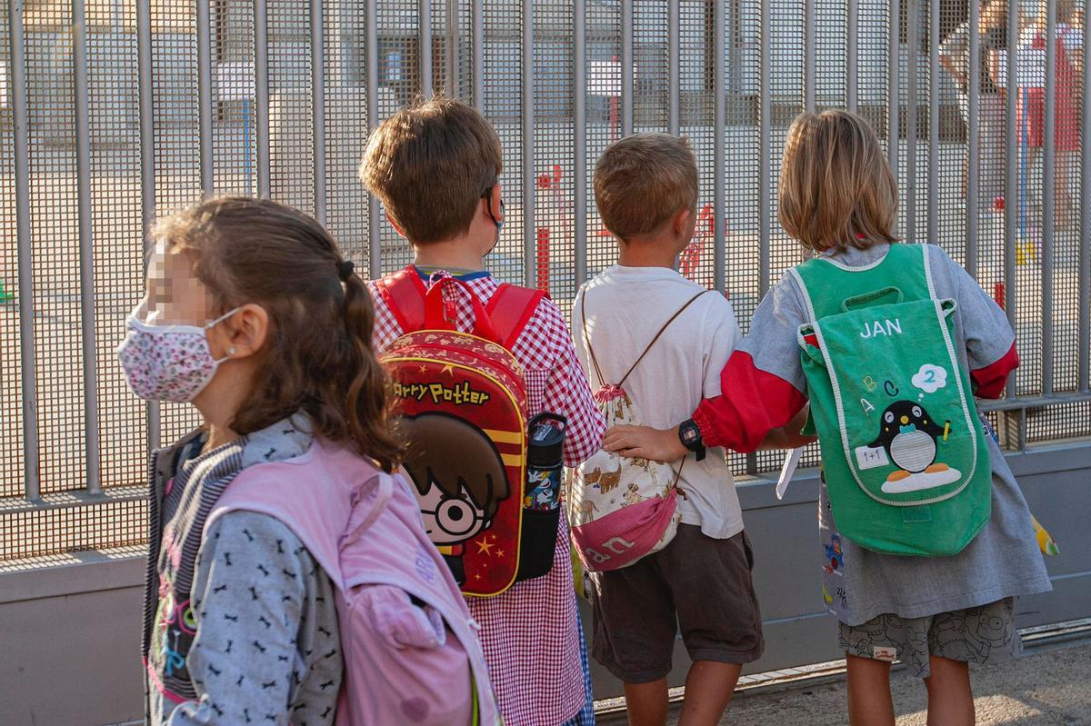 Vuelta a la escuela en el centro Josep Madrenys, de Vilobí d’Onyar.