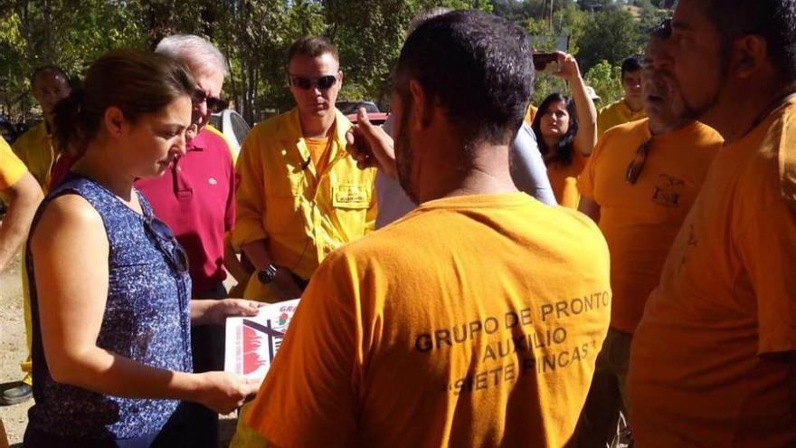 Voluntarios de las Siete Fincas se coordinarán con los bomberos