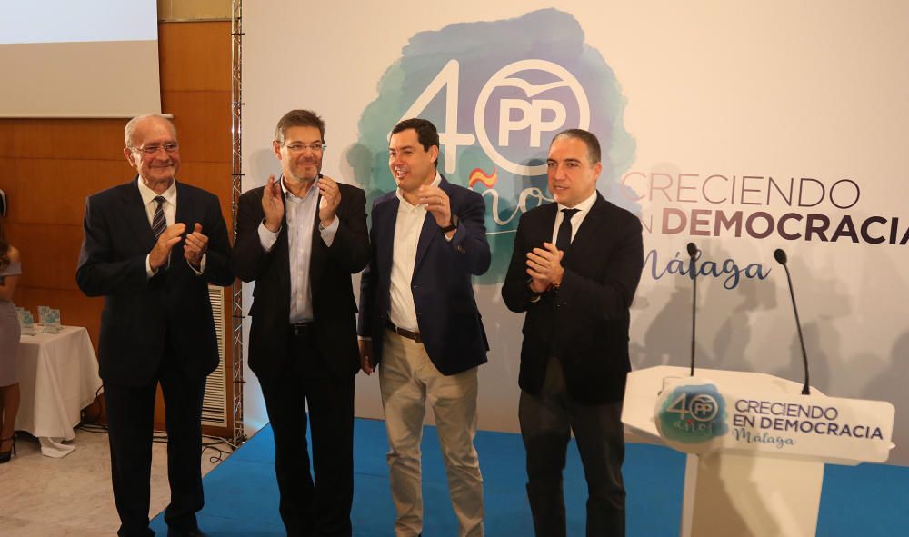 El PP de Málaga celebra sus 40 años