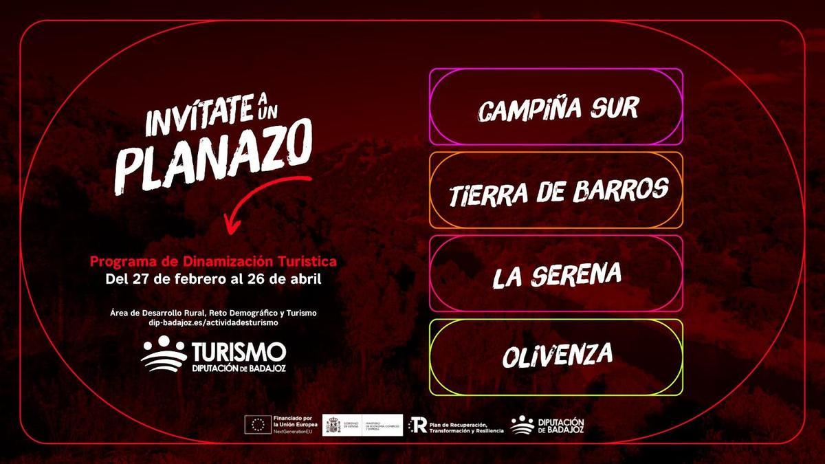 Cartel promocional de 'Invítate a un planazo'