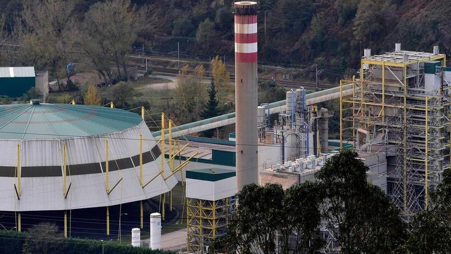 La térmica de La Pereda, en Mieres.