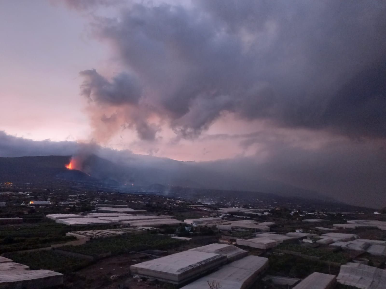 Todoque, el día después de su desalojo por el volcán de La Palma