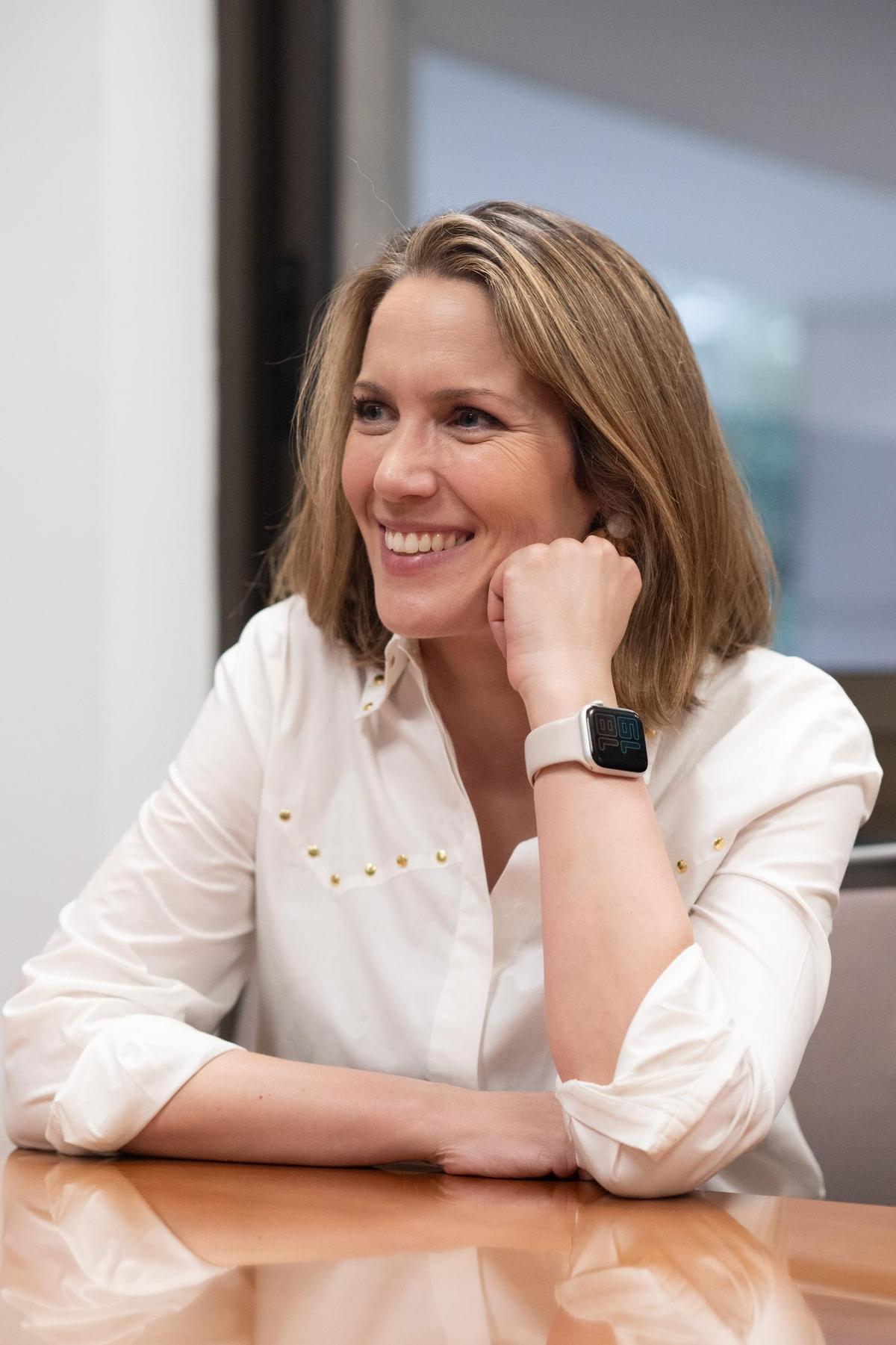 Silvia Intxaurrondo visita la redaccion del Correo de Andalucía