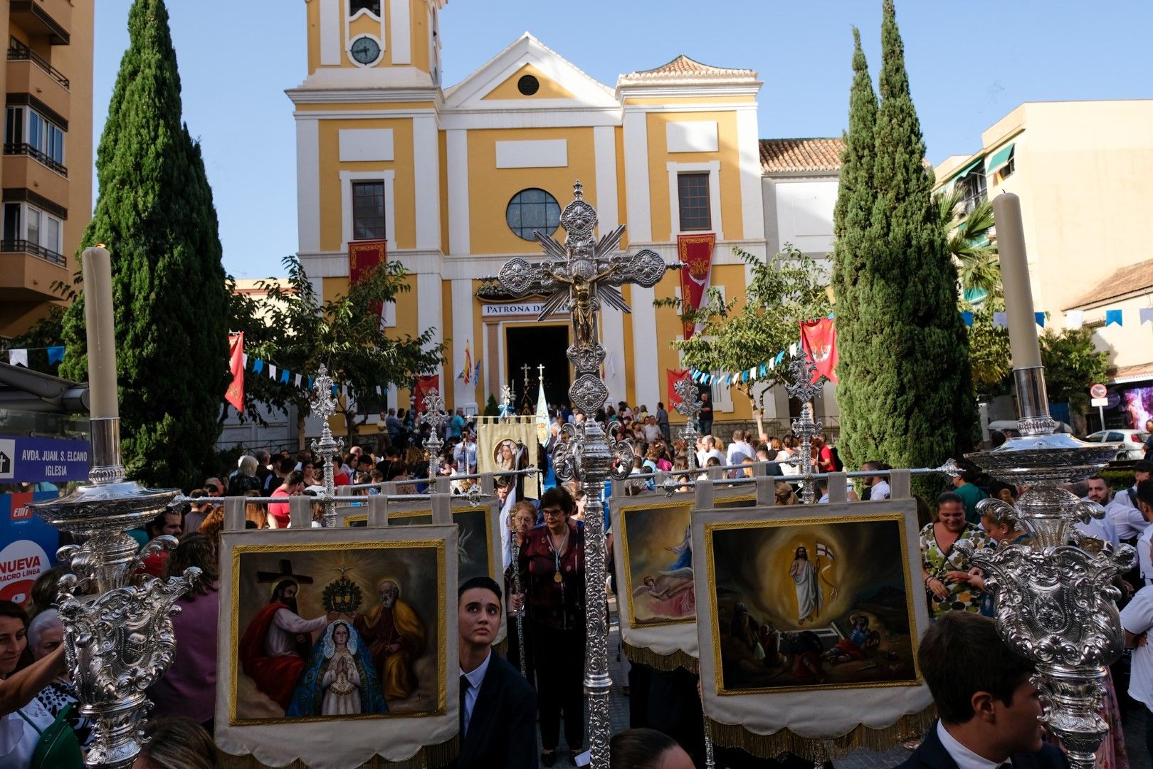 La Virgen del Rosario recorre El Palo