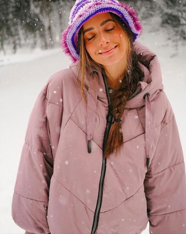 María Fernández-Rubíes en la nieve