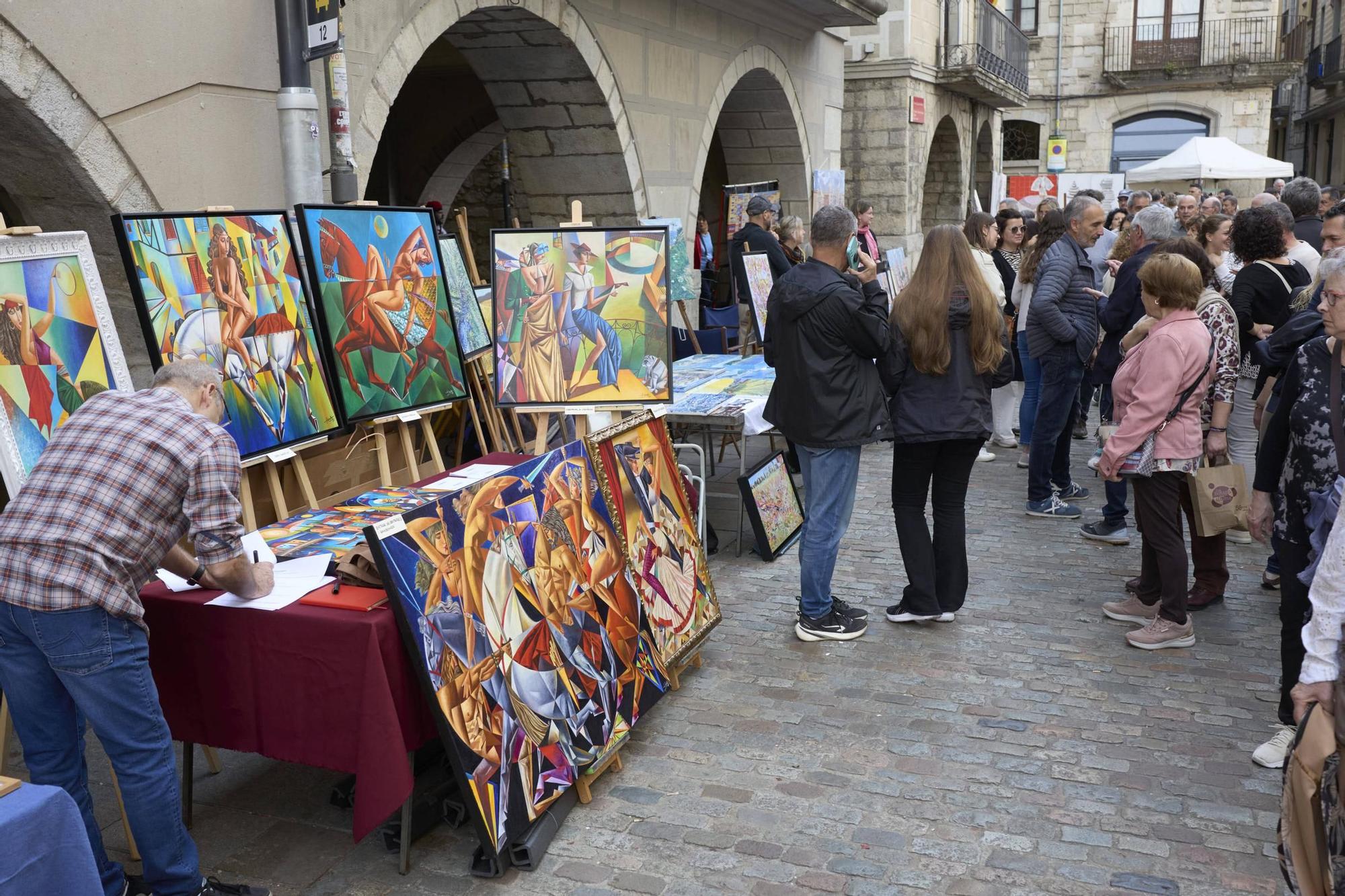 Les fotos de la Fira del dibuix i la pintura de Girona