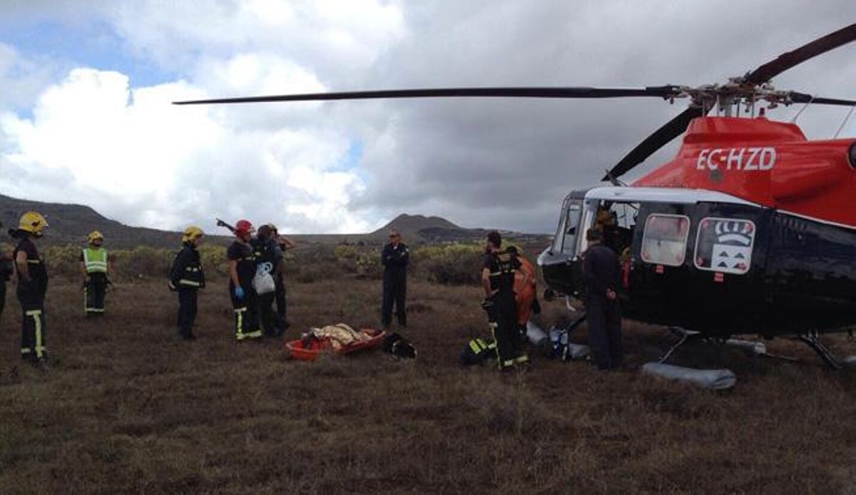 Un cazador muere al caerle encima un muro de piedra