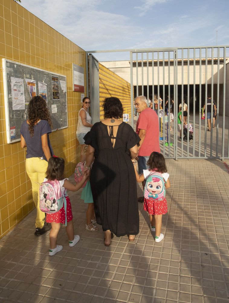 Vuelta al cole en el CEIP Les Palmeres de Canet d'En Berenguer