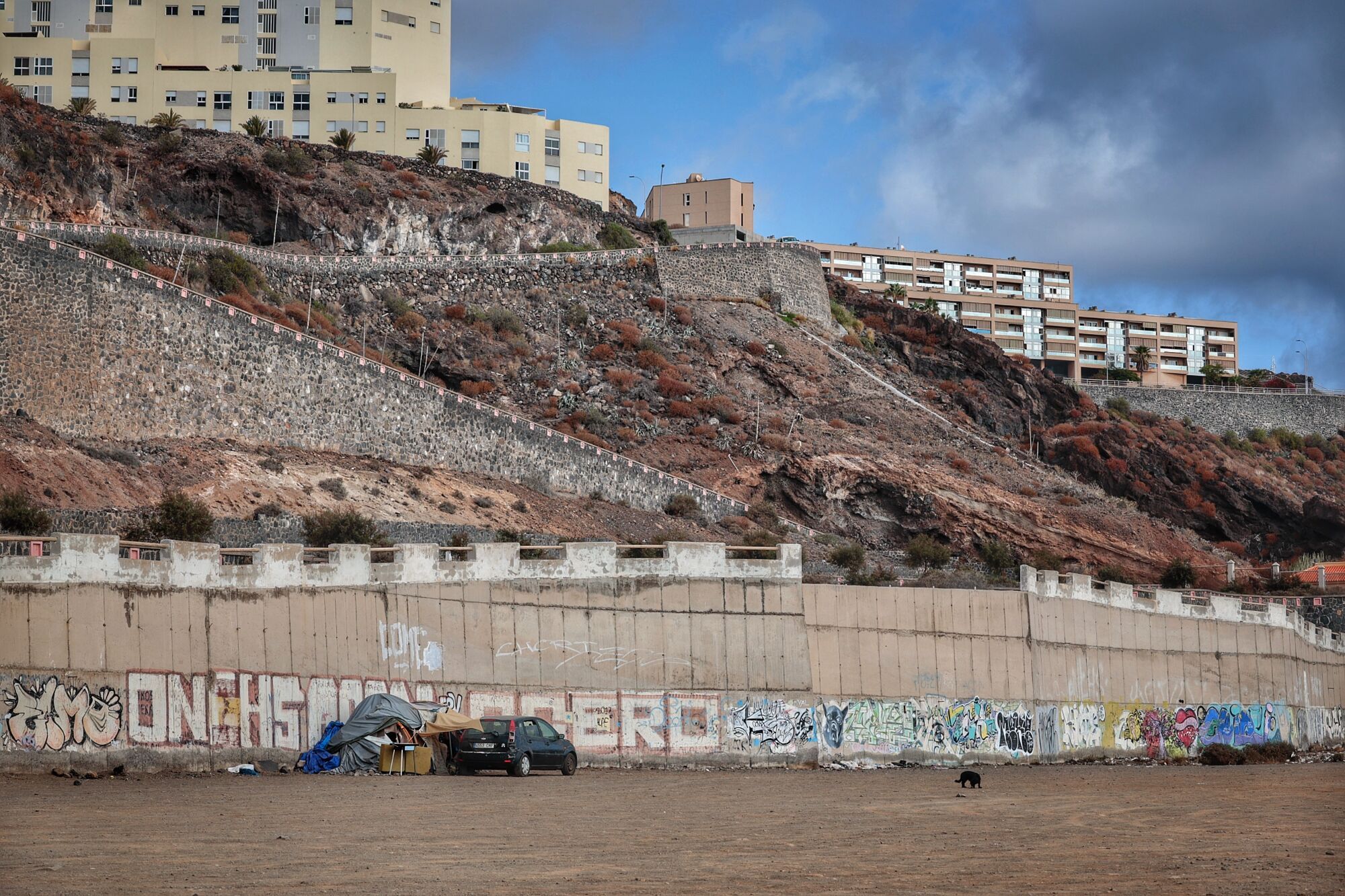 Visita con los arquitectos de La Mareta de Añaza a la nueva zona de Santa Cruz de Tenerife.