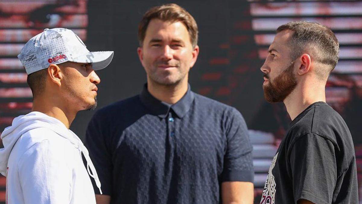 Mikey García y Sandor Martín, en el cara a cara previo a la pelea