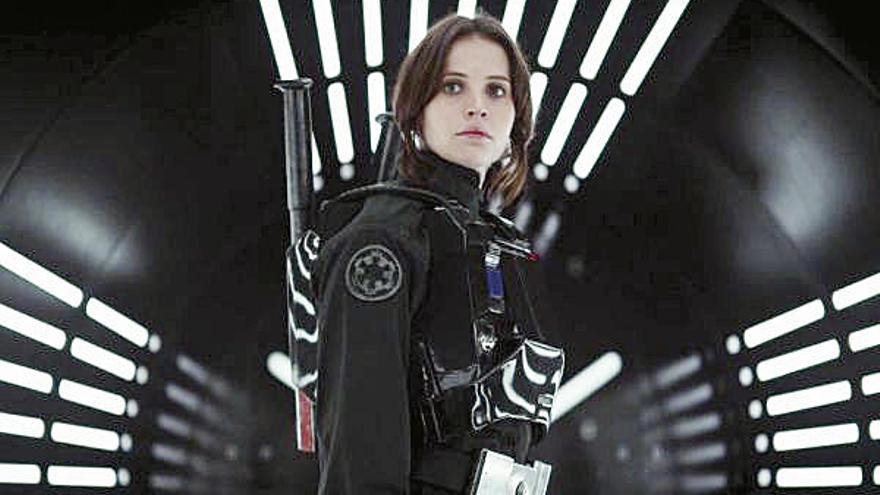 Felicity Jones, una de las protagonistas de &quot;Rogue One&quot;.