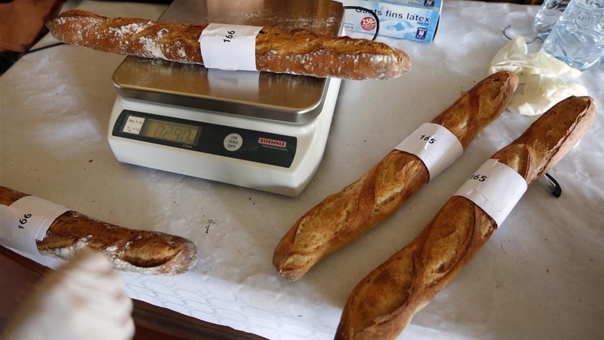 'Baguettes' en un concurso, en París