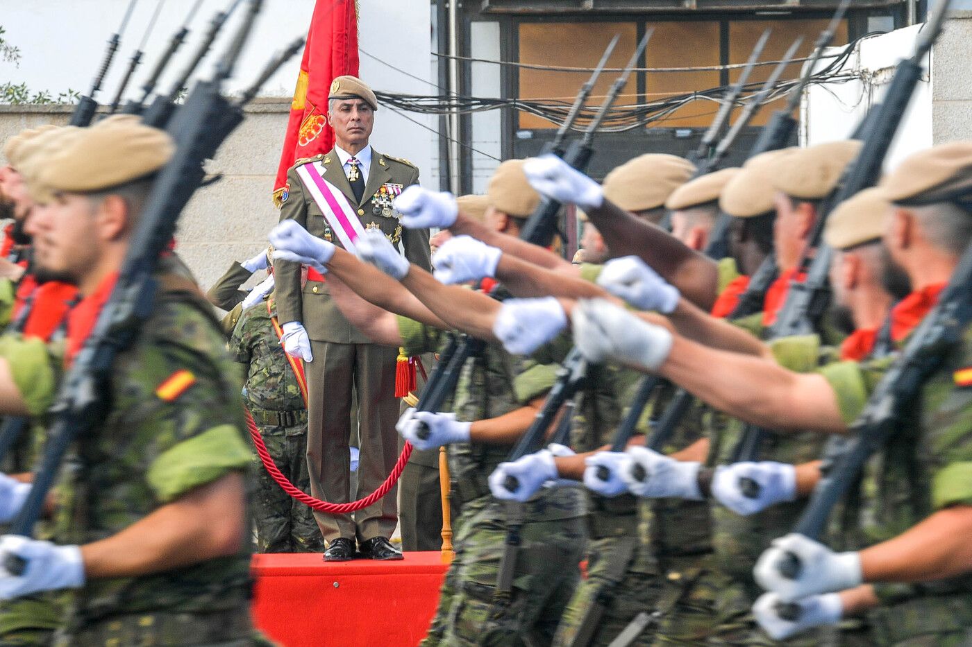 Celebración del día de la patrona de Infantería en Las Palmas de Gran Canaria