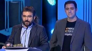 Jordi Évole va dedicar el premi al periodista d’EL PERIÓDICO Marc Marginedas, segrestat a Síria.