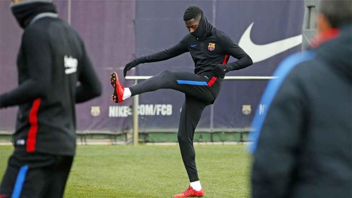 Dembélé ya ha participado en los últimos entrenamientos del año