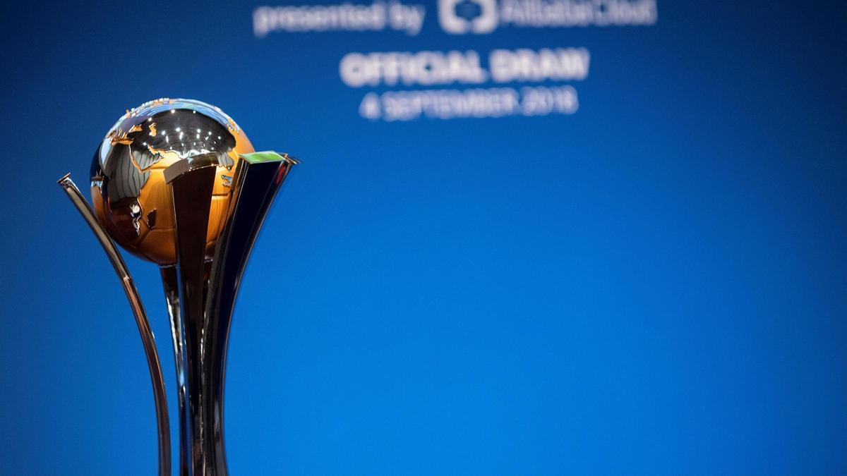 El trofeo del Mundial de Clubes
