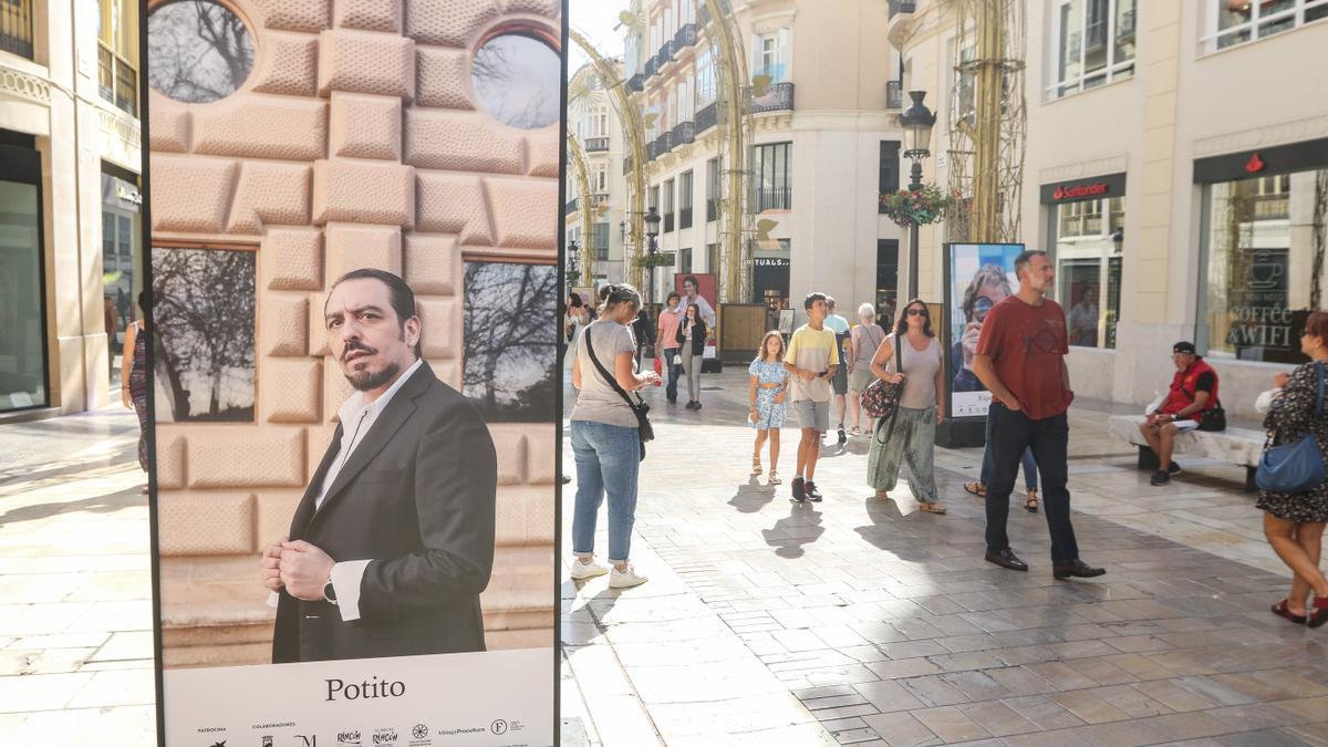 Fotos de la exposición 'Out Flamenco' de la calle Larios