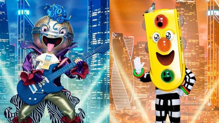  en 'Mask Singer': ¿qué estrellas internacionales se escondían detrás de Micrófono y Semáforo?