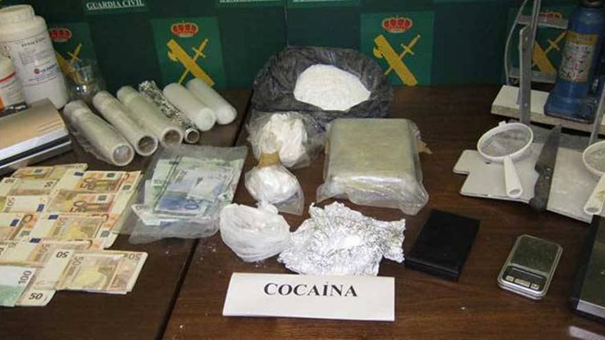 Cuatro detenidos en una operación antidroga en Zafra y Madrid