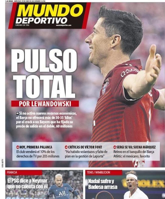 Las portadas del día de la prensa deportiva