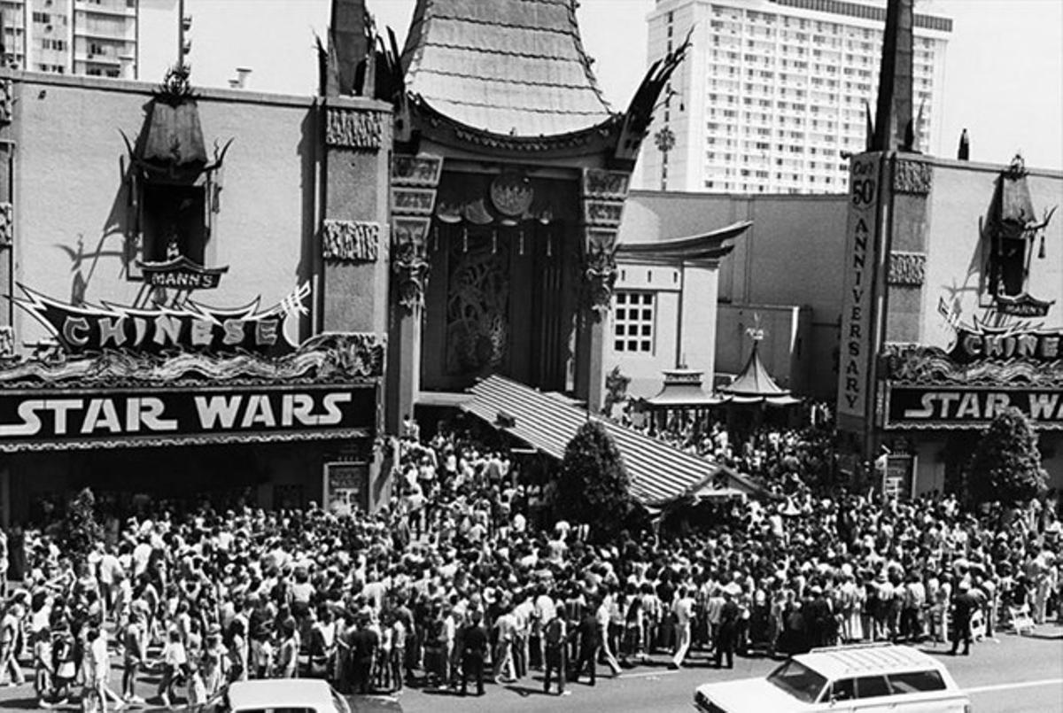 Foto de l’estrena de ’Star Wars’, al Grauman s Chinese Theatre de Hollywood. Foto de l’estrena de ’Star Wars’, al Grauman s Chinese Theatre de Hollywood.