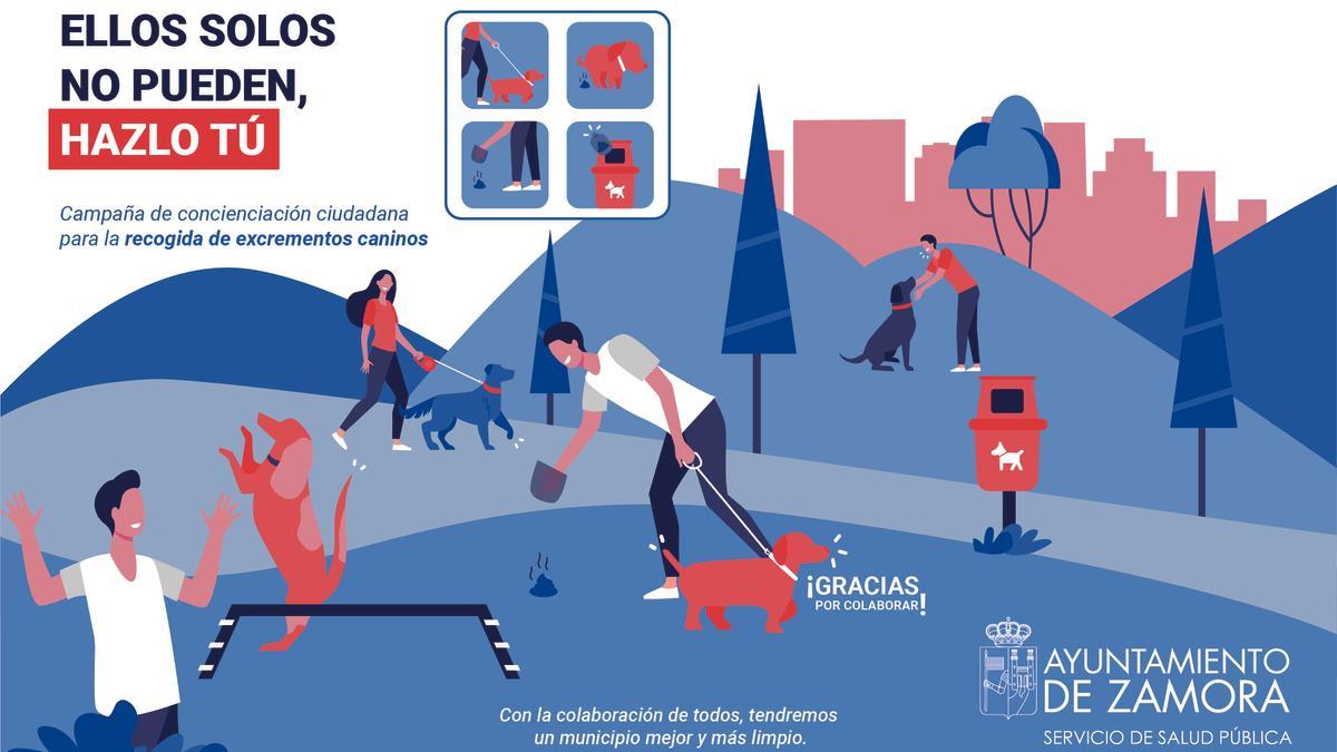 Campaña de recogida de excrementos del Ayuntamiento de Zamora.