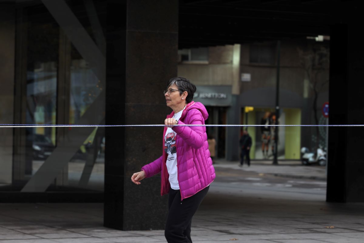 Cadena humana en Zaragoza por la defensa de Canal Roya