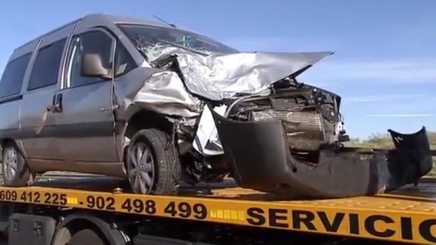 Seis heridos en una colisión múltiple en la autovía Ex-A1 a la altura de Plasencia