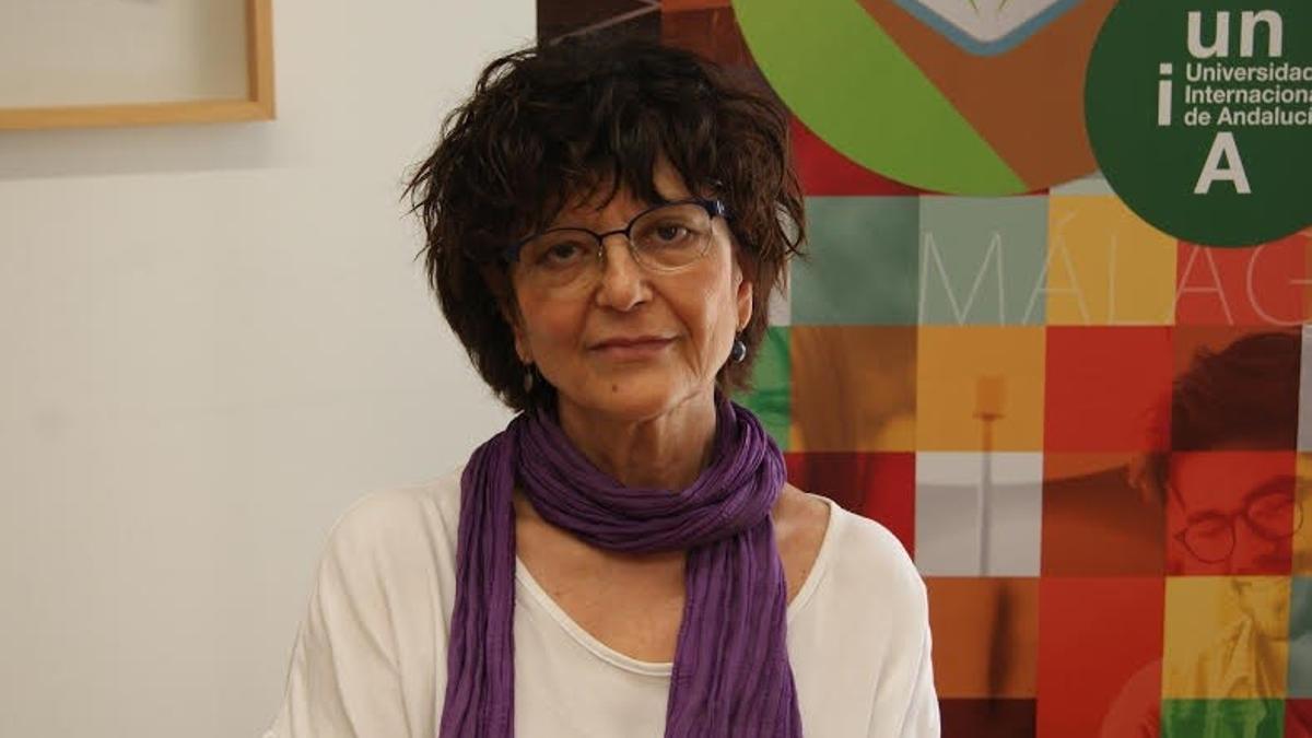 La poeta Ángeles Mora.
