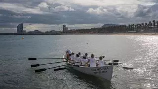 El remo llega al litoral barcelonés como deporte popular