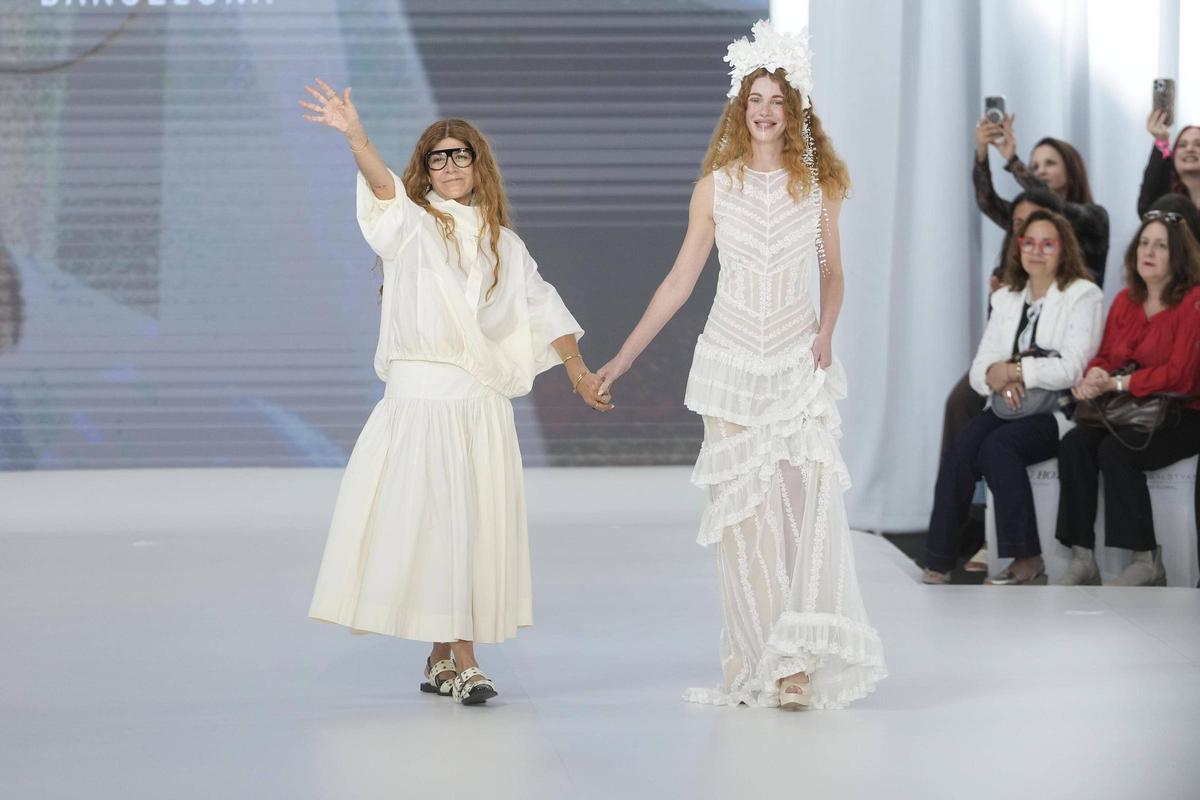 Desfile de la diseñadora Immaclé en la Barcelona Bridal Fashion Week