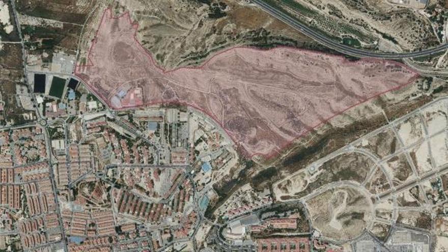 La ubicación del nuevo barrio, junto a Juan XXIII, que contará con viviendas, un colegio y un parque.