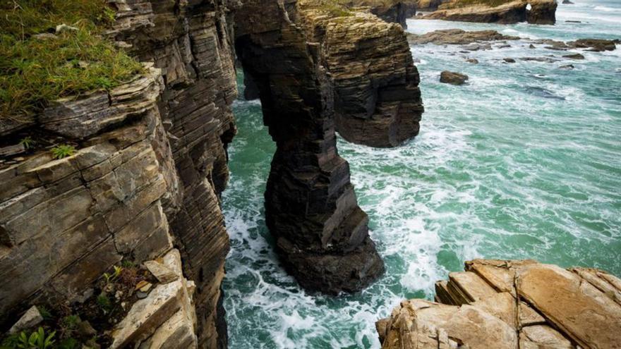 Playa As Catedrais de Ribadeo.