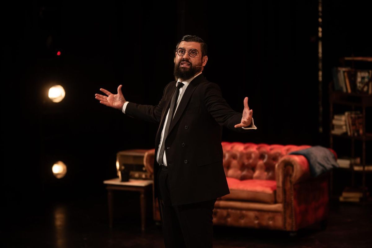 Manu Sánchez, en el escenario del Gran Teatro de Córdoba.