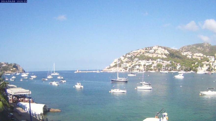 Strandwetter am Donnerstag (8.9.) in Port d&#039;Andratx.