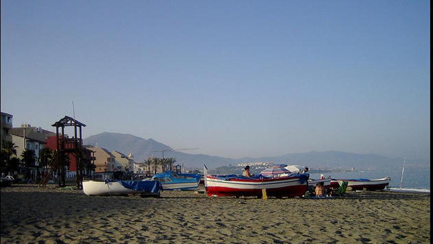 Imagen de una playa de Manilva.