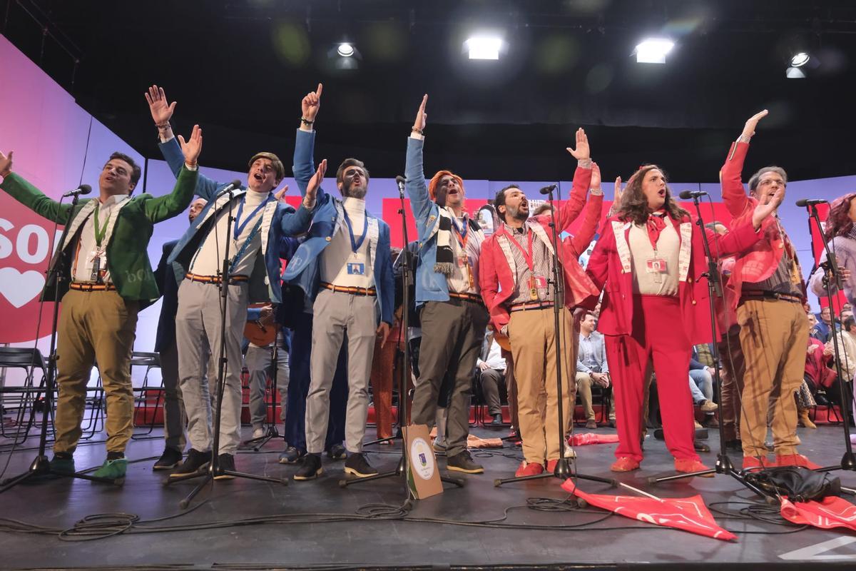 Los Chungos interpretan a los concejales del Ayuntamiento de Badajoz en 2023.