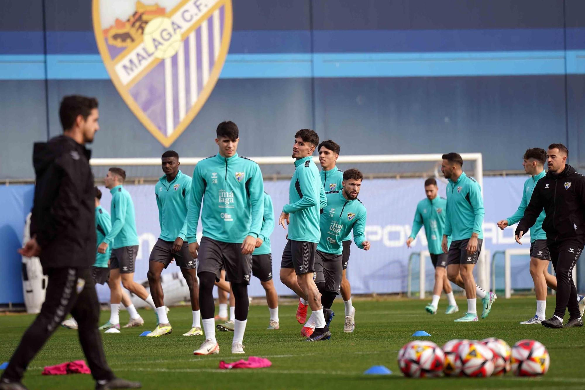 El Málaga CF retoma los entrenamientos tras el choque de Copa