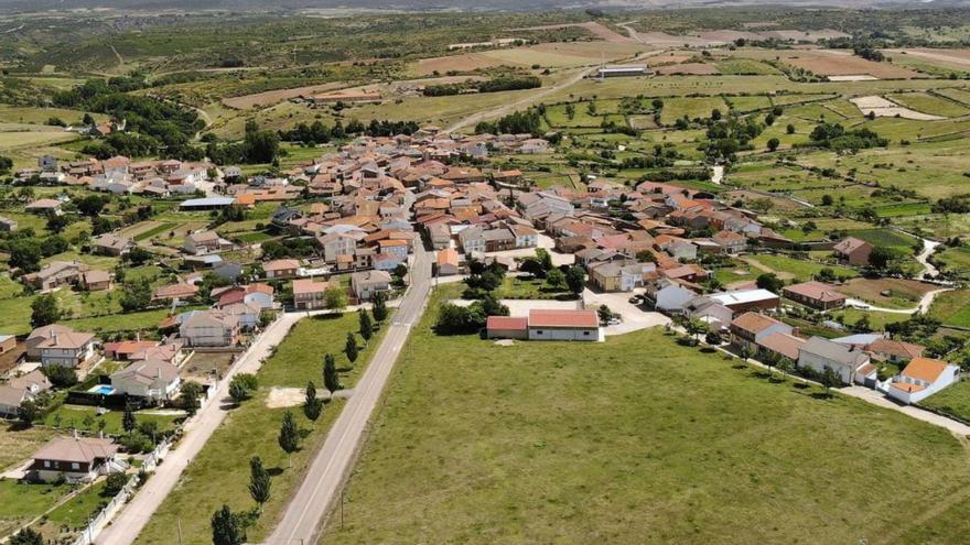 Vista aérea del municipio de Samir de los Caños. | Ch. S.