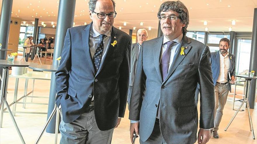 Torra limita la cita con Sánchez al referéndum