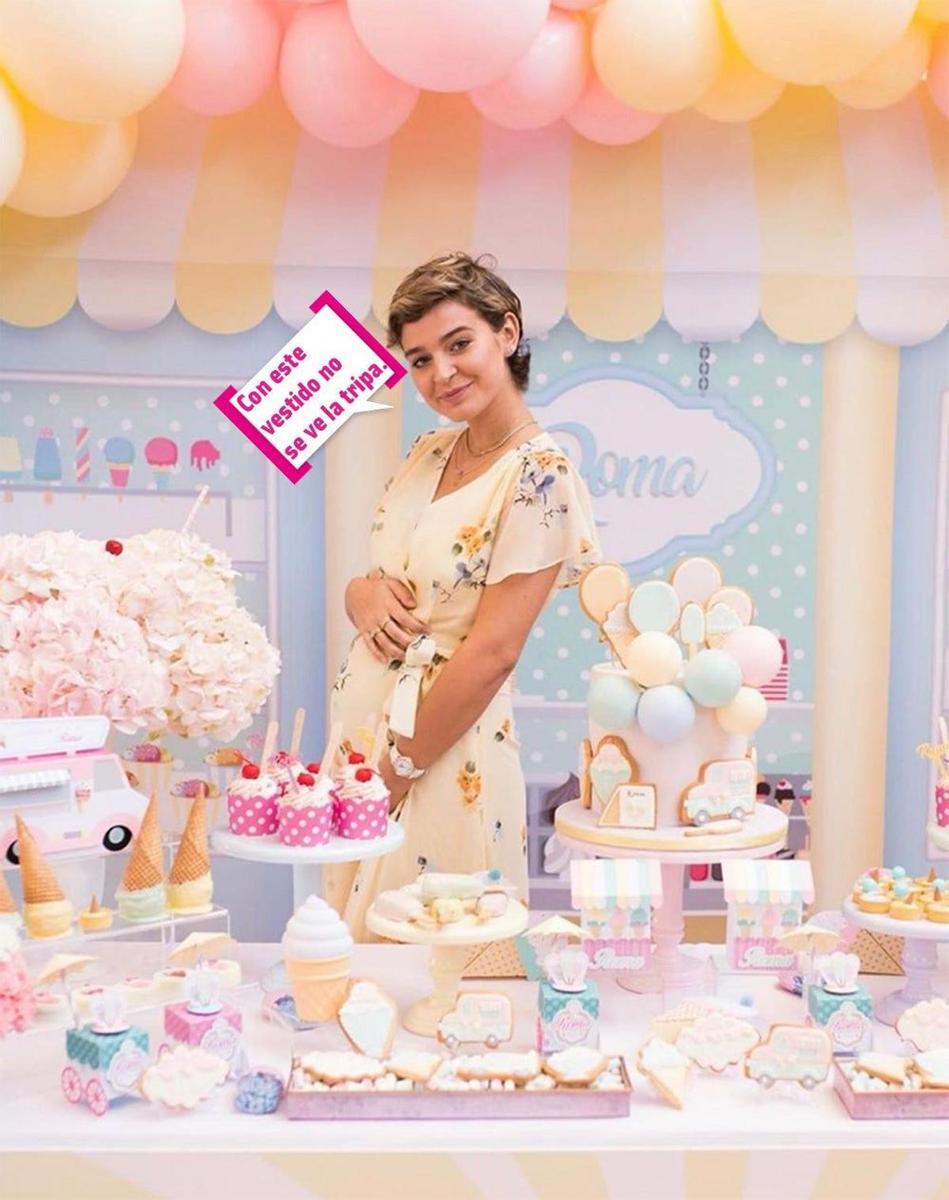 Laura Escanes de 'babyshower'