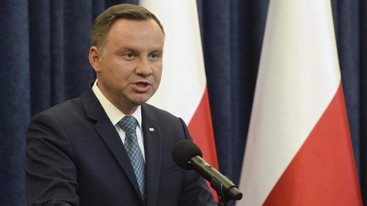 El presidente polaco, Andrzej Duda.