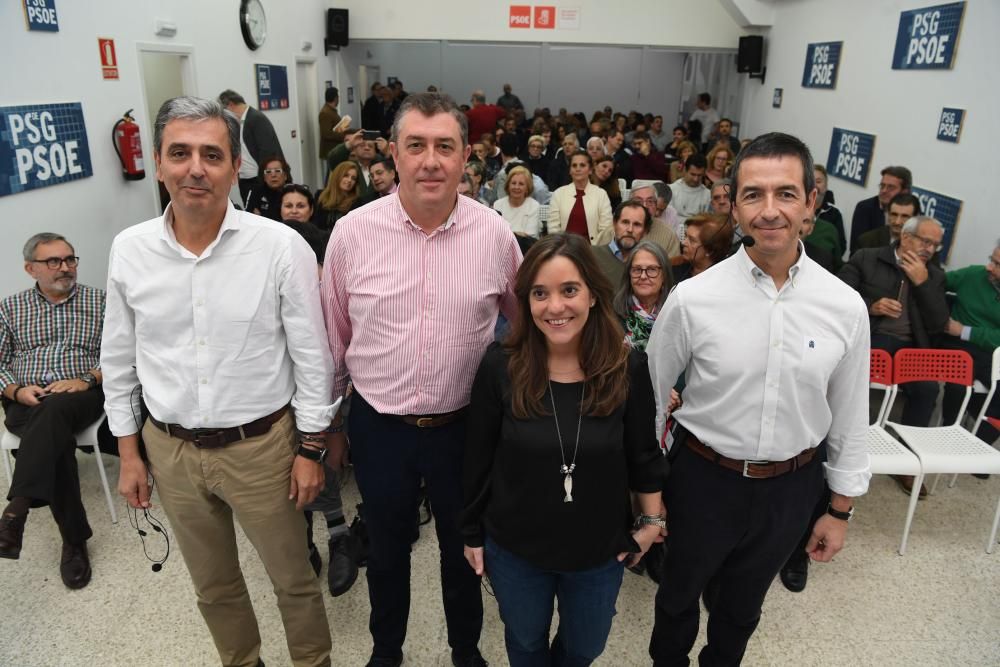 Debate de candidatos a primarias del PSOE coruñés